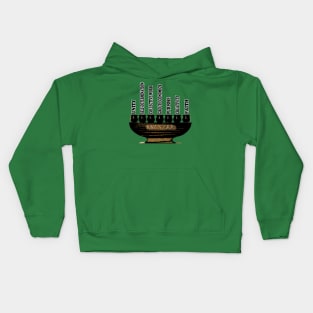 Kwanzaa Kinara Black Kids Hoodie